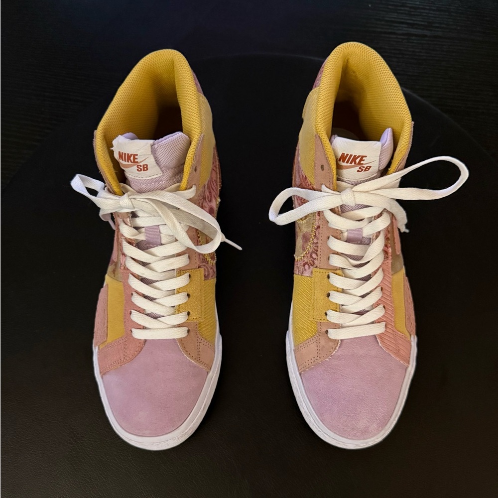 Nike SB Zoom Blazer Floral Paisley Sanded Gold DM0859-700 Size 9